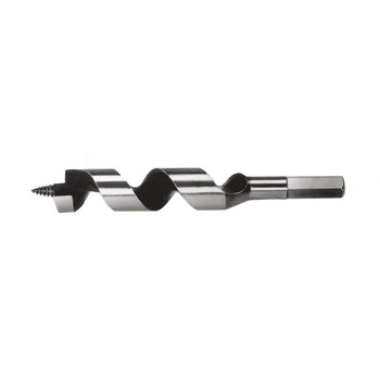 DRILL ACCESSORIES | Klein Tools 4 in. x 1-1/8 in. Steel Ship Auger Bit with Screw Point - 53408