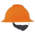 Hard Hats | MSA 10167921 V-Gard 500 Hi-Viz Fas-Trac III 4-Point Vented Hat - Orange image number 0