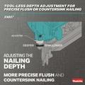 Framing Nailers | Makita XNB07Z 18V LXT Lithium‑Ion 30 Degree Clipped Head 3‑1/2 in. Cordless Framing Nailer (Tool Ony) image number 6
