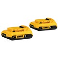 Batteries | Dewalt DCB203-2 (2) 20V MAX 2 Ah Lithium-Ion Compact Batteries image number 0