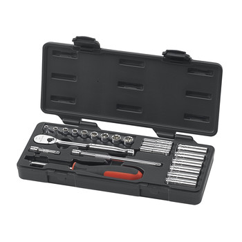SOCKETS AND RATCHETS | GearWrench 22-Piece 6 and 12-Point Metric 1/4 in. Drive Socket Set - 80327