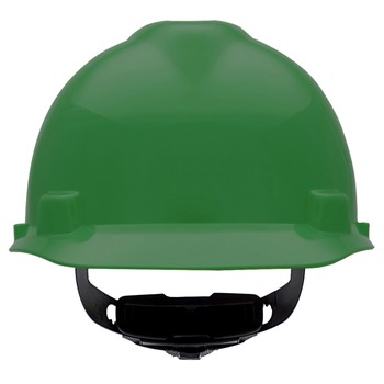 MSA V-Gard Slotted Cap with Fas-Trac III Suspension - Green - 475362