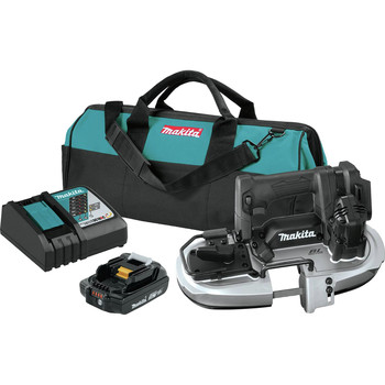 PRODUCTS | Makita 18V LXT Brushless Lithium-Ion 2 in. Cordless Sub-Compact Band Saw Kit (2 Ah) - XBP05R1B
