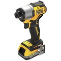 Impact Drivers | Dewalt DCF840E1 20V MAX Brushless Lithium-Ion 1/4 in. Cordless Impact Driver Kit (1.7 Ah) image number 1