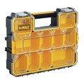 Dewalt DWST14825 14 in. x 17-1/2 in. x 4-1/2 in. Deep Pro Organizer with Metal Latch - Yellow/Clear/Black image number 2