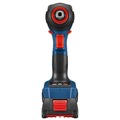 Clearance Center | Factory Reconditioned Bosch GDX18V-1800B12-RT 18V EC Brushless Lithium-Ion 1/4 in. and 1/2 in. Cordless 2-in-1 Bit/Socket Impact Driver Kit (2 Ah) image number 3