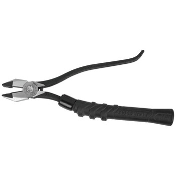 Klein Tools 9 in. Aggressive Knurl Slim-Head Ironworker's Pliers Comfort Grip - M2017CSTA