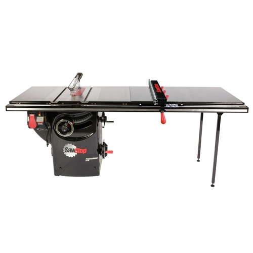 Table Saws | SawStop PCS31230-ATGP52 (1-Kit) 3 HP Professional Cabinet Saw with 52 in. T-Glide Advance Rip Fence, Rails and Extension Table image number 0