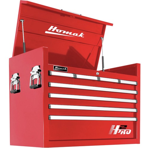 Tool Chests | Homak RD02036081 36 in. H2Pro Series 8-Drawer Top Chest - Red image number 0