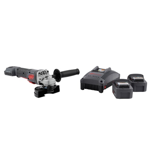 Angle Grinders | Ingersoll Rand G5351-K22 20V 1 HP 8000 RPM Type 27 Grinding Type 1 Cutting 4.5 / 5 in. Wheel Cordless Right Angle Grinder Kit (5 Ah) image number 0