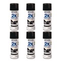 Paint | Rust-Oleum 331172 Painter's Touch 2X Ultra Cover Spray Paint, High Gloss Black, 12 oz Aerosol Can, 6/Carton image number 0