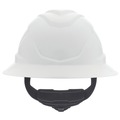 Hard Hats | MSA 10215837 V-Gard C1 Fas-Trac III Full Brim Non-Vented Hard Hat - White image number 1