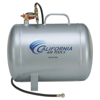 AIR TOOLS | California Air Tools 10 Gallon Aluminum Auxiliary Tank Hot Dog Air Compressor - CAT-AUX10A