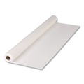  | Hoffmaster 114000 40 in. x 300 ft. Plastic Roll Tablecover - White (1/Carton) image number 1
