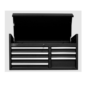 Homak SE 41 in. 7 Drawer Top Chest - Black - BK02041072