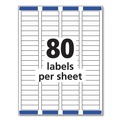 July Member-Exclusive Offer Save 10% off on One Item | Avery 05167 0.5 in. x 1.75 in. Easy Peel Address Labels with Sure Feed Technology for Laser Printers - White (80/Sheet, 100 Sheets/Box) image number 1