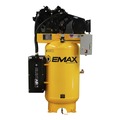 Stationary Air Compressors | EMAX ESS10V080V1K Silent Air Industrial 10 HP 80 gal. V4 2-Stage 1-Phase 38 CFM Air Compressor with EFKIT008AWBS Maintenance Kit image number 2