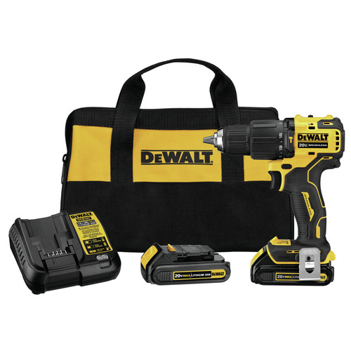Early Labor Day Sale | Factory Reconditioned Dewalt DCD709C2R ATOMIC 20V MAX Brushless Lithium-Ion Compact 1/2 in. Cordless Hammer Drill Kit image number 0
