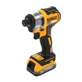 Combo Kits | Factory Reconditioned Dewalt DCK274E2R 20V MAX Brushless Lithium-Ion 1/2 in. Cordless Hammer Drill Driver and 1/4 in. Impact Driver Combo Kit with 2 Batteries (1.7 Ah) image number 8