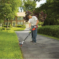 String Trimmers | Black & Decker LST400 20V MAX Cordless Lithium-Ion High-Performance 12 in. Straight Shaft String Trimmer image number 2