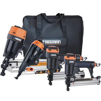 COMPRESSOR COMBO KITS | Freeman Framing and Finishing 4-Tool Combo Kit - P4FRFNCB
