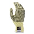 Work Gloves | MCR Safety 9396L CutPro Kevlar Gloves 9396 Yellow/Black Large Pair image number 0