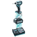 Clearance Center | Makita GDT01D 40V max XGT Brushless Lithium-Ion Cordless 4-Speed Impact Driver Kit (2.5 Ah) image number 4