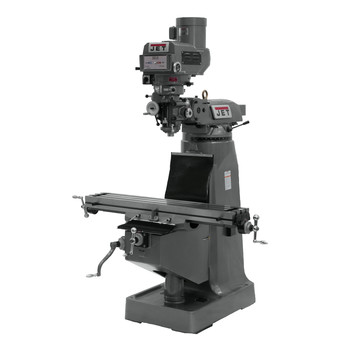 METALWORKING TOOLS | JET JTM-4VS-1 9 in. x 49 in. 2 HP 1-Phase R-8 Taper Variable Speed Vertical Milling Machine