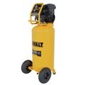 Save 10% off one item | Dewalt DXCMSAC260 2 HP 26 Gallon 175 Max PSI 4 SCFM @ 90 PSI Oil-Free Electric Portable Vertical ULTRA QUIET Air Compressor image number 2