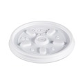  | Dart 6JL Vented Plastic Lids for 3.5 oz to 6 oz. Foam Containers - White (1000/Carton) image number 1