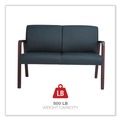 July Member-Exclusive Offer Save 10% off on One Item | Alera ALERL2219M Reception Lounge WL Series 44.88 in. x 26.13 in. x 33 in. Loveseat - Black image number 7