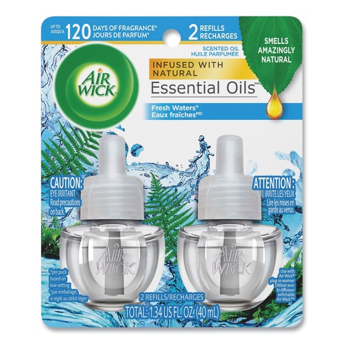 July Member-Exclusive Offer Save 10% off on One Item | Air Wick 62338-79717 0.67 oz. Scented Oil Refill - Fresh Water (2/Pack) image number 0