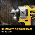 Dewalt DCF890M2 20V MAX XR Cordless Lithium-Ion 3/8 in. Compact Impact Wrench Kit image number 9