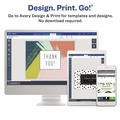 July Member-Exclusive Offer Save 10% off on One Item | Avery 05689 80 lbs. 4.25 x 5.5 in. Printable Postcards for Laser Printers - Matte White (200 Cards, 4 Cards/Sheet, 50 Sheets/Box) image number 6