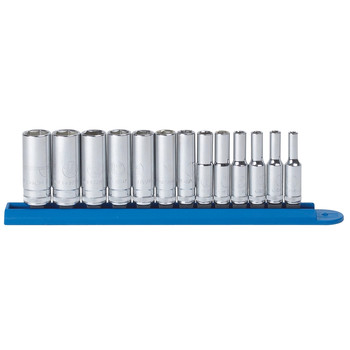SOCKETS AND RATCHETS | GearWrench 13-Piece 6-Point Deep Metric 1/4 in. Drive Socket Set - 80304