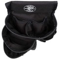 Tool Belts | Klein Tools 5700 PowerLine Series 11 in. x 3 in. x 12 in. 9 Pocket Tool Pouch - Black image number 2