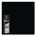 Paint | Rust-Oleum 387389 UTILI-T 10 oz. Aerosol Can Spray Paint - Flat Black (6/Carton) image number 3