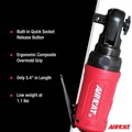 Air Ratchet Wrenches | AIRCAT 807 3/8 in. &ldquo;Mini&rdquo; Air Palm Ratchet image number 3