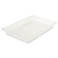  | Rubbermaid Commercial FG330600CLR 5 Gallon 26 in. x 18 in. x 3.5 in. Food/Tote Boxes - Clear image number 1