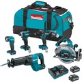 Combo Kits | Makita GT501M 40V MAX XGT Brushless Cordless 5-Tool Combo Kit with 2 Batteries (4 Ah) image number 0