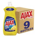 Percentage Off | Ajax 144673 28 oz. Bottle Dish Detergent - Lemon Scent (9/Carton) image number 0