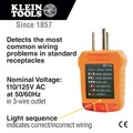 Electrical Voltage Testers | Klein Tools 69149P Digital Multimeter, Noncontact Voltage Tester and Electrical Outlet Test Kit image number 16