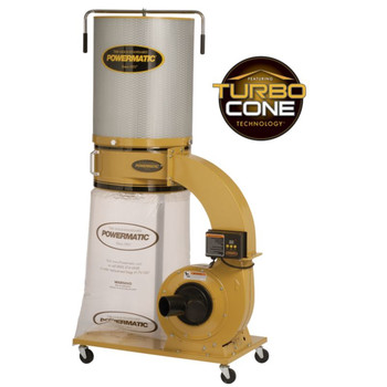 DUST MANAGEMENT | Powermatic PM1300TX-CK Dust Collector1.75HP 1PH 115/230V2-Micron Canister Kit - PM9-1791079K