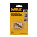 Air Chisels | Dewalt DXCM038-0091 (2/Pack) 3/8 in. FNPT x 1/4 in. Body Industrial Plug image number 3