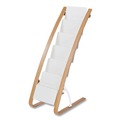 July Member-Exclusive Offer Save 10% off on One Item | Alba DDEXPO6WBC 19.68 x 13.38 x 36.61 Literature Floor Display Rack - White/Woodgrain image number 0