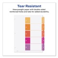July Member-Exclusive Offer Save 10% off on One Item | Avery 11187 Ready Index 11 in. x 8.5 in. 5-Tab 1 to 5 Customizable TOC Dividers - Multicolor Tabs/White (6/Pack) image number 4
