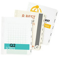 July Member-Exclusive Offer Save 10% off on One Item | Avery 11516 Print-On 11 in. x 8.5 in. 5-Tab Customizable Unpunched Dividers - White (5/Pack) image number 2