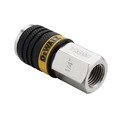 Air Chisels | Dewalt DXCM036-0239 1/4 in. FNPT x 1/4 in. Body Female Universal Coupler image number 1