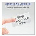 July Member-Exclusive Offer Save 10% off on One Item | Avery 06522 Easy Peel 2 in. x 4 in. Mailing Labels with Sure Feed Technology - Glossy Clear (10/Sheet, 10 Sheets/Packt) image number 1