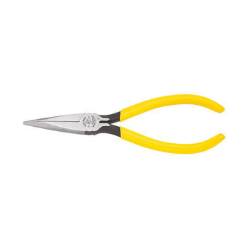 Klein Tools 6 in. Standard Spring-Loaded Needle Nose Pliers - D301-6C